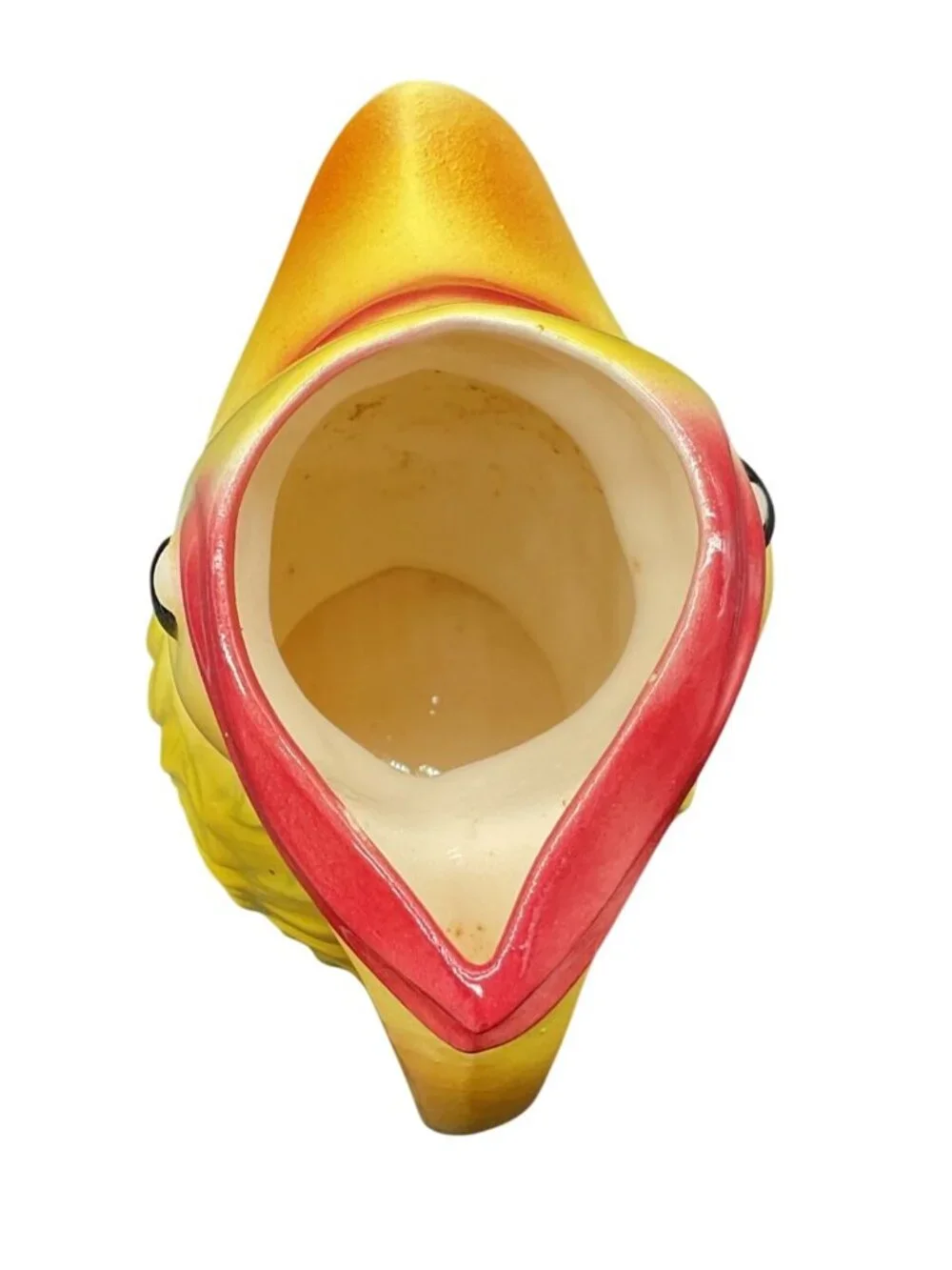 Vintage Toucan Bird Pitcher Creamer Stewart B McCulloch California Pottery 5.5